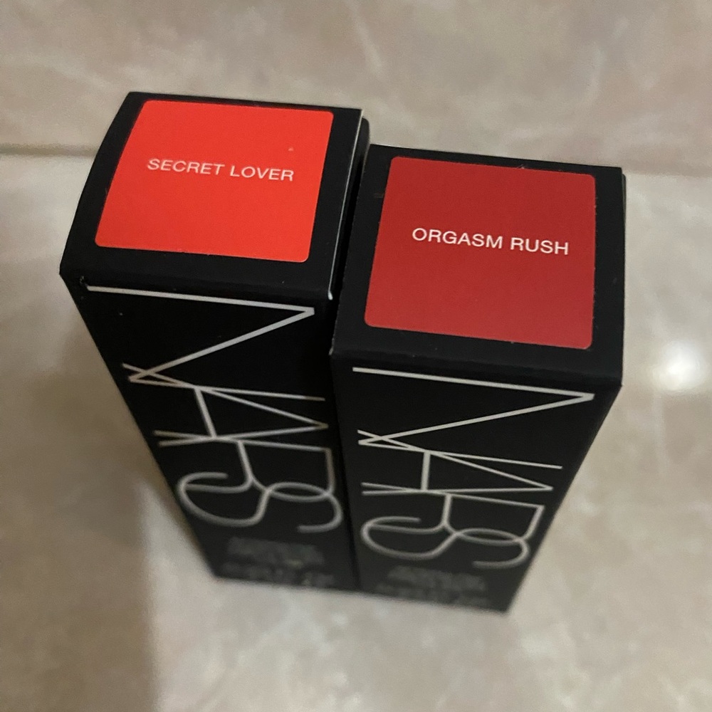 Nars Afterglow Liquid Blush Set in Orgasm Rush and Secret Lover